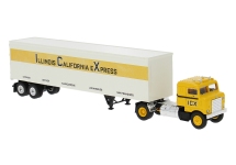 Brekina 85958 - H0 - Kenworth Bullnose Koffer-Sattelzug ICX